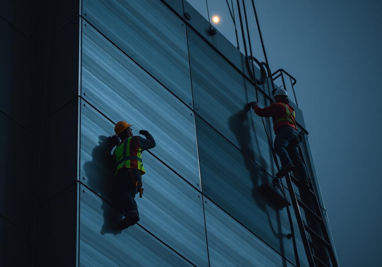 Cladding installation